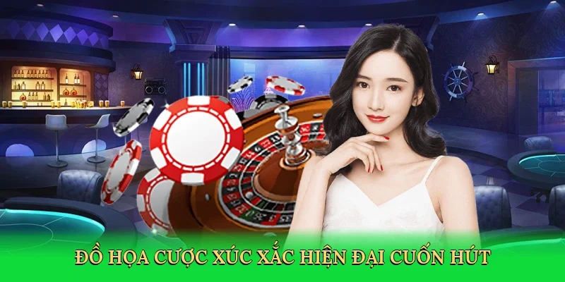 Đồ họa cược xúc xắc hiện đại, cuốn hút
